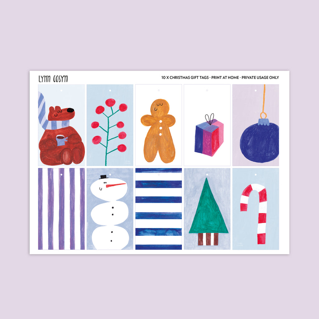 Xmas-Gift Tags PRINTABLE