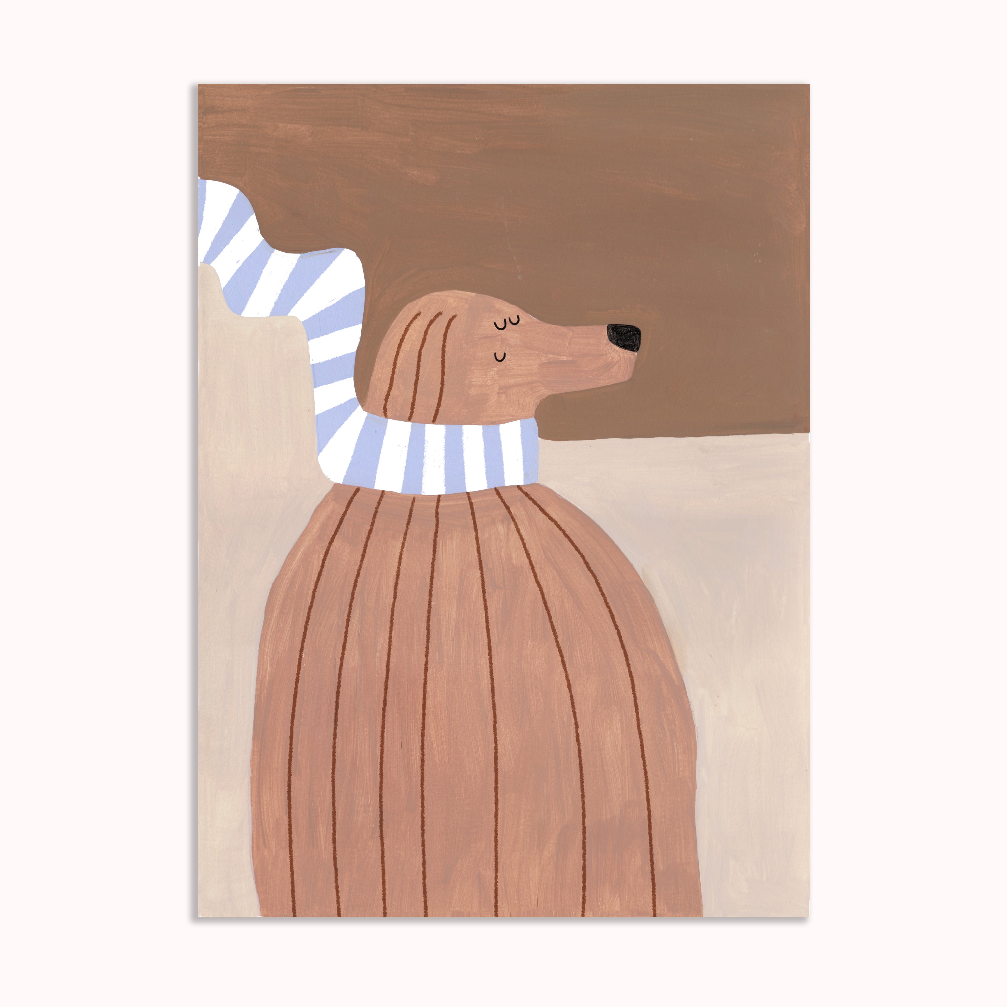 Cosy Retriever Print