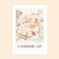 Luxembourg City Map Poster