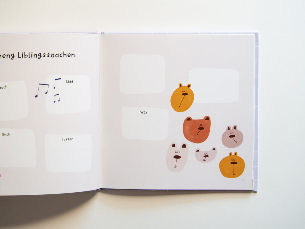 Babybuch - Fir all déi schéin kleng a grouss Erënnerungen